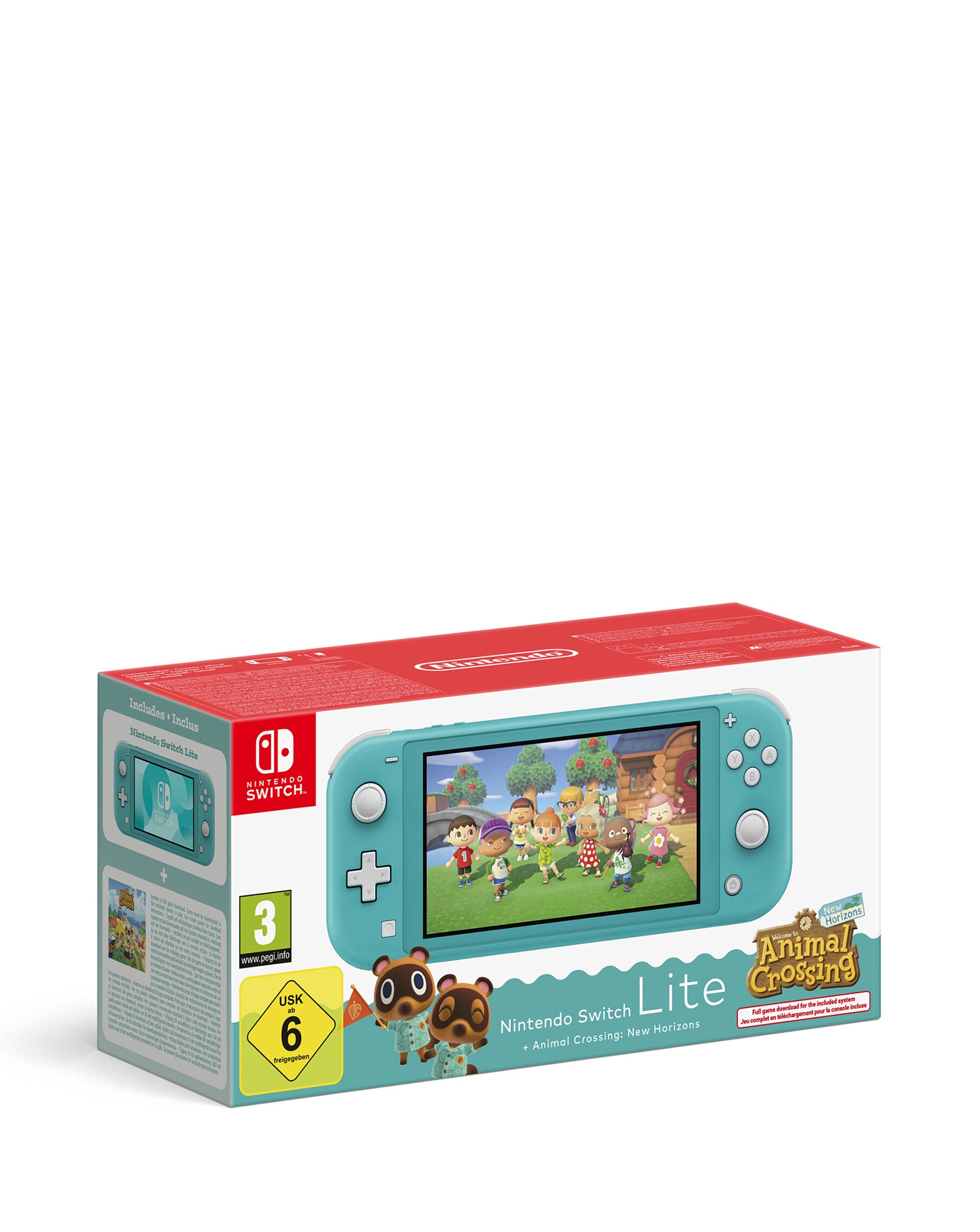 Nintendo Switch Lite Turquiose + Animal Crossing New Horizons