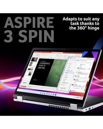 Acer Aspire 3 Spin Laptop - 14in Touch Intel Core i3 8GB 128GB