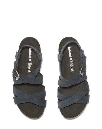 Timberland Malibu Waves Jet Black Nubuck Sandals