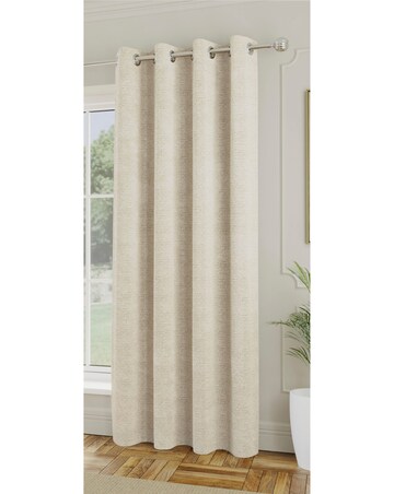 Royal Luxury Boucle Lined Eyelet Curtains