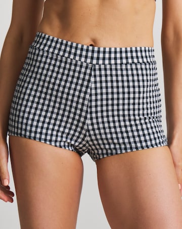 MAGISCULPT Gingham Bikini Shorts