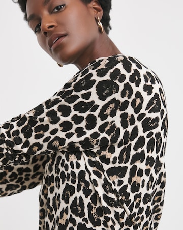 Animal V Neck Slouch Tunic