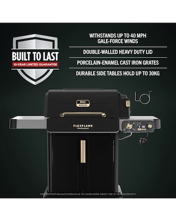 Ninja FlexFlame Outdoor Cooking System + Pro Connect App Barbecue PG305UK