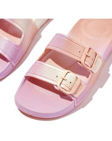 Fit Flop iQushio Two-Bar Buckle Slides Standard Fit