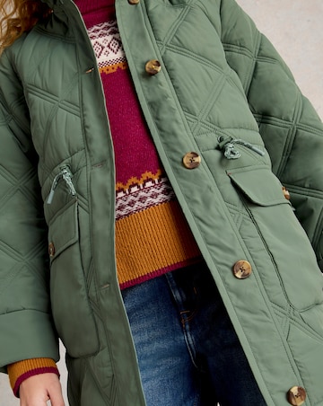 White Stuff Edie Quilted Coat