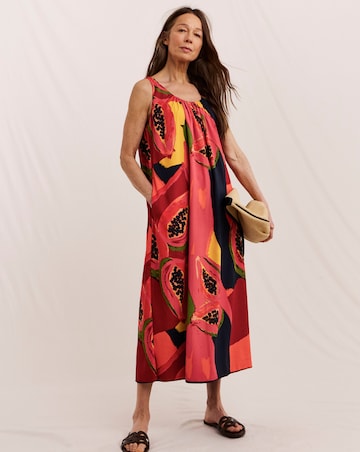 Julipa Printed Reversible Midi Dres
