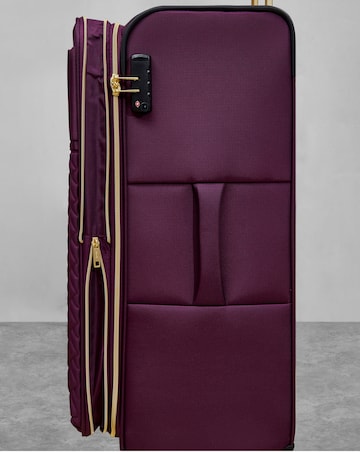 Rock Sloane Large Suitcase - Purple