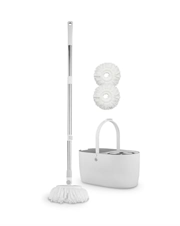 Swan Elevate Spin Mop & Bucket