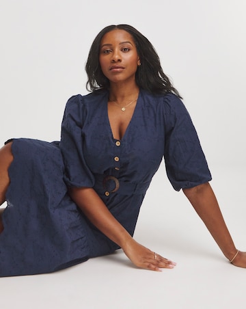 Joe Browns Molly Broderie Belted Midaxi Dress