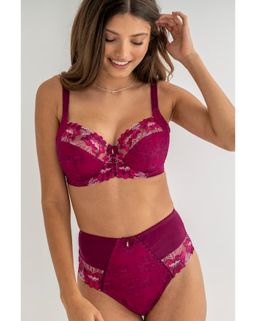 Pour Moi Sofia Full Cup Wired Bra Berry/Pink