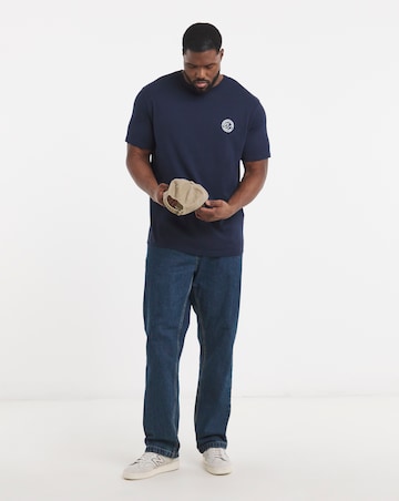 Jack & Jones Alliance Logo T-Shirt - Navy