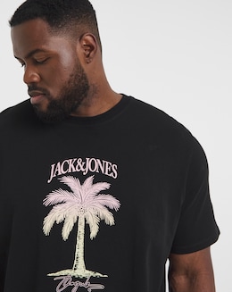Jack &amp; Jones Almeria Graphic T-Shirt - Black