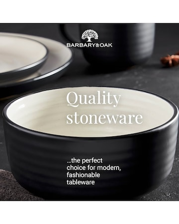 Barbary & Oak Cascade 16 Piece Dinner Set