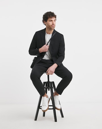 Linen Blend Elasticated Tapered Trouser