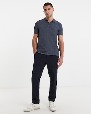Pure Cotton Marl Pique Polo