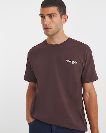 Wrangler Vintage Back Graphic T-Shirt - Brown