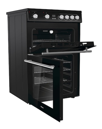 Hisense HDE3211BBUK Freestanding Electric Cooker - Black