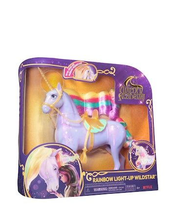 Unicorn Academy 11-inch Rainbow Light-Up Wildstar Unicorn