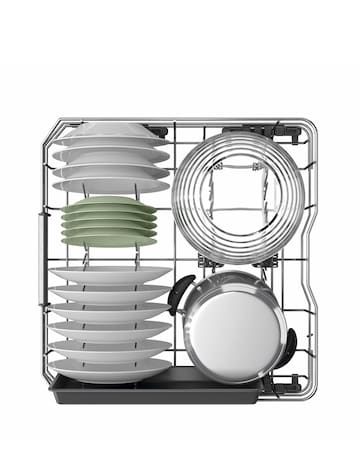 Hotpoint Maxi Space H7F HS41 UK Full Size Dishwasher - 15 Place Settings - White