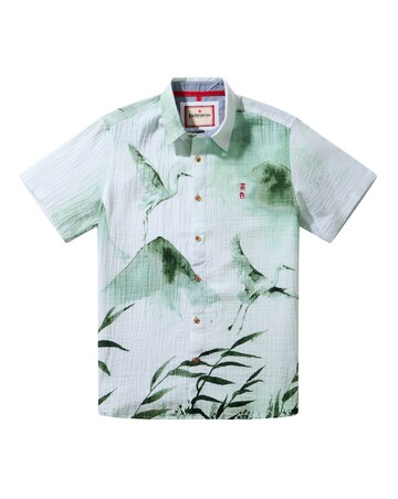 Joe Browns Incredible Crane Shirt - White/Green