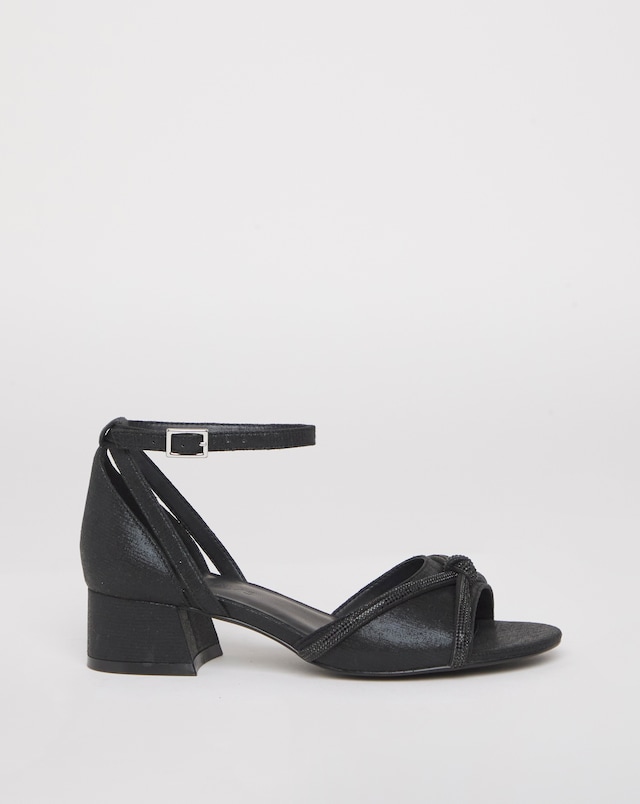 Dotty Diamante Two Part Heels - Wide Fit (E)