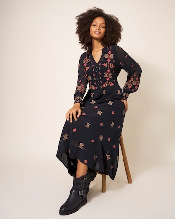 White Stuff Kate Embroidered Dress