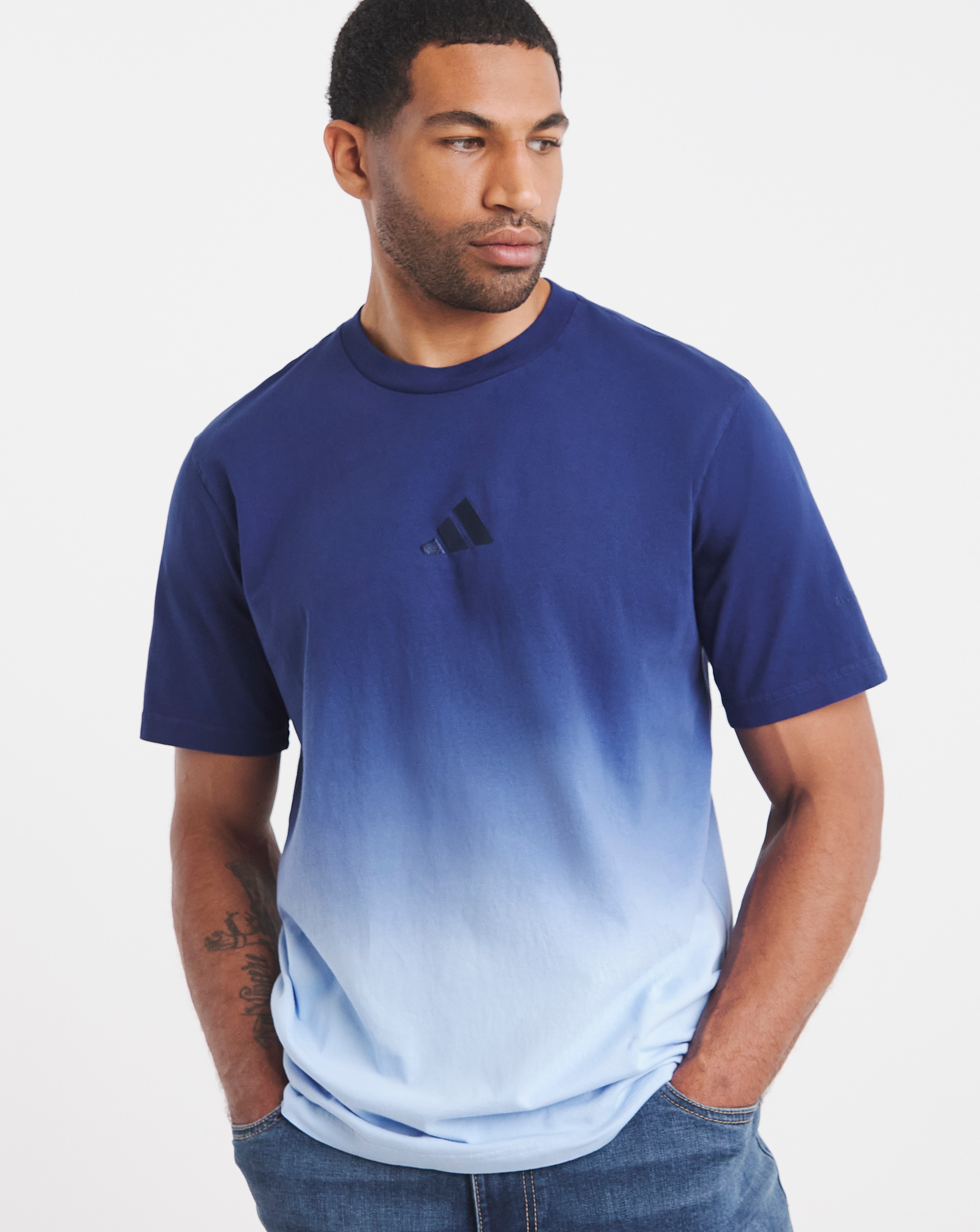 adidas ALL SZN Dip Dye T-Shirt | JD Williams
