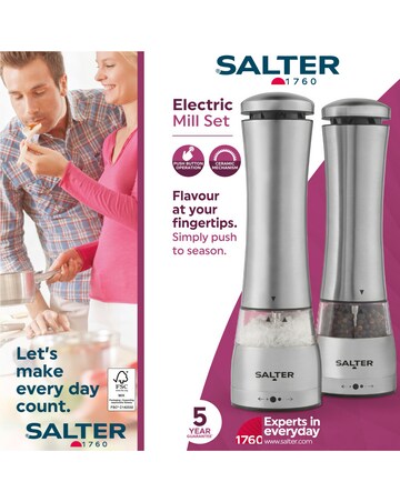 Salter Electric Mill Set