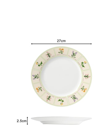 Waterside 24 Piece Wild Flowers Dinner Set