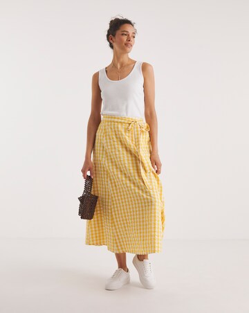 Joe Browns Gingham Midi Skirt