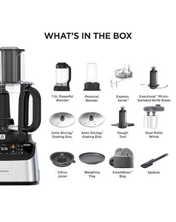 Kenwood FDM73.850SS 3-in-1 Food Processor
