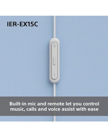 SONY IER-EX15C USB-C Wired Earphones - Pink