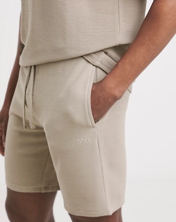 BOSS Rib Lounge Short - Biege