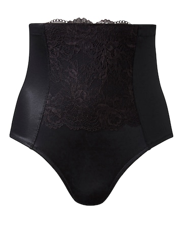 MAGISCULPT Ella Lace Firm Control Waist Nipper Black Briefs