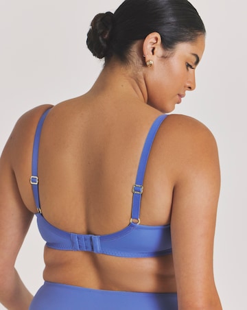 Pretty Secrets (2 Pack) New Ella Plunge Wired Padded Bras (B-G) Light Blue/Grey