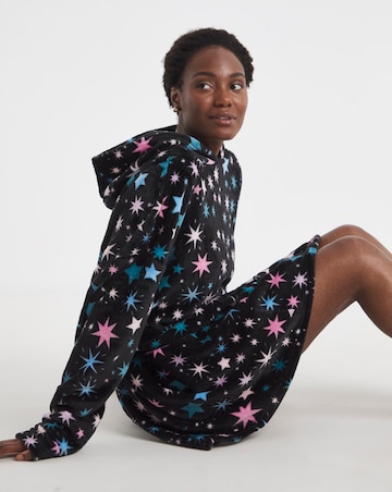 Pretty Secrets Fleece Hooded Lounge Dress