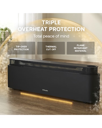 Dimplex DXBC22 Baseboard Convector Heater 2.2kW- Black