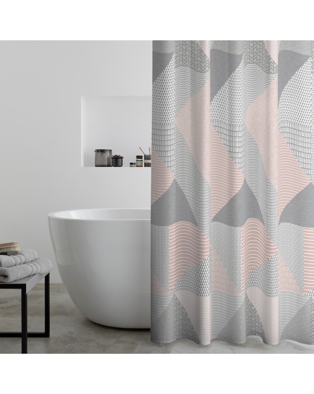 Catherine Lansfield Larsson Geo Shower Curtain