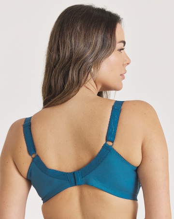 Goddess Kayla Full Cup Wired Bra Teal Blossom