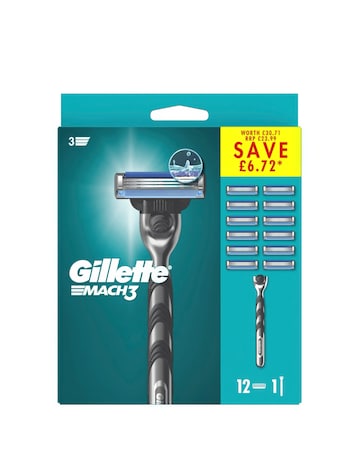 Gillette Mach 3 Razor Bundle 11 Blades