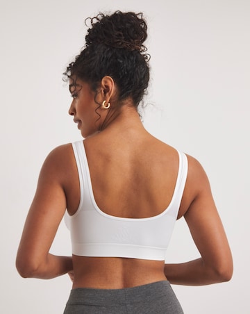 Pretty Secrets (3 Pack) Comfort Tops (Fits Up To D) White