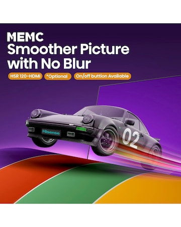 Hisense 55in 55A6KTUK Smart 4K UHD HDR TV with VDTS Virtual:X & Freeview Play