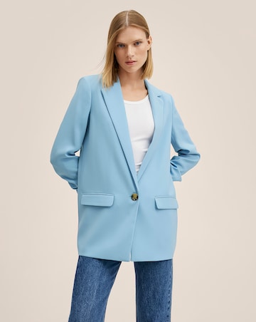 Mango Fitted Suit Jacket