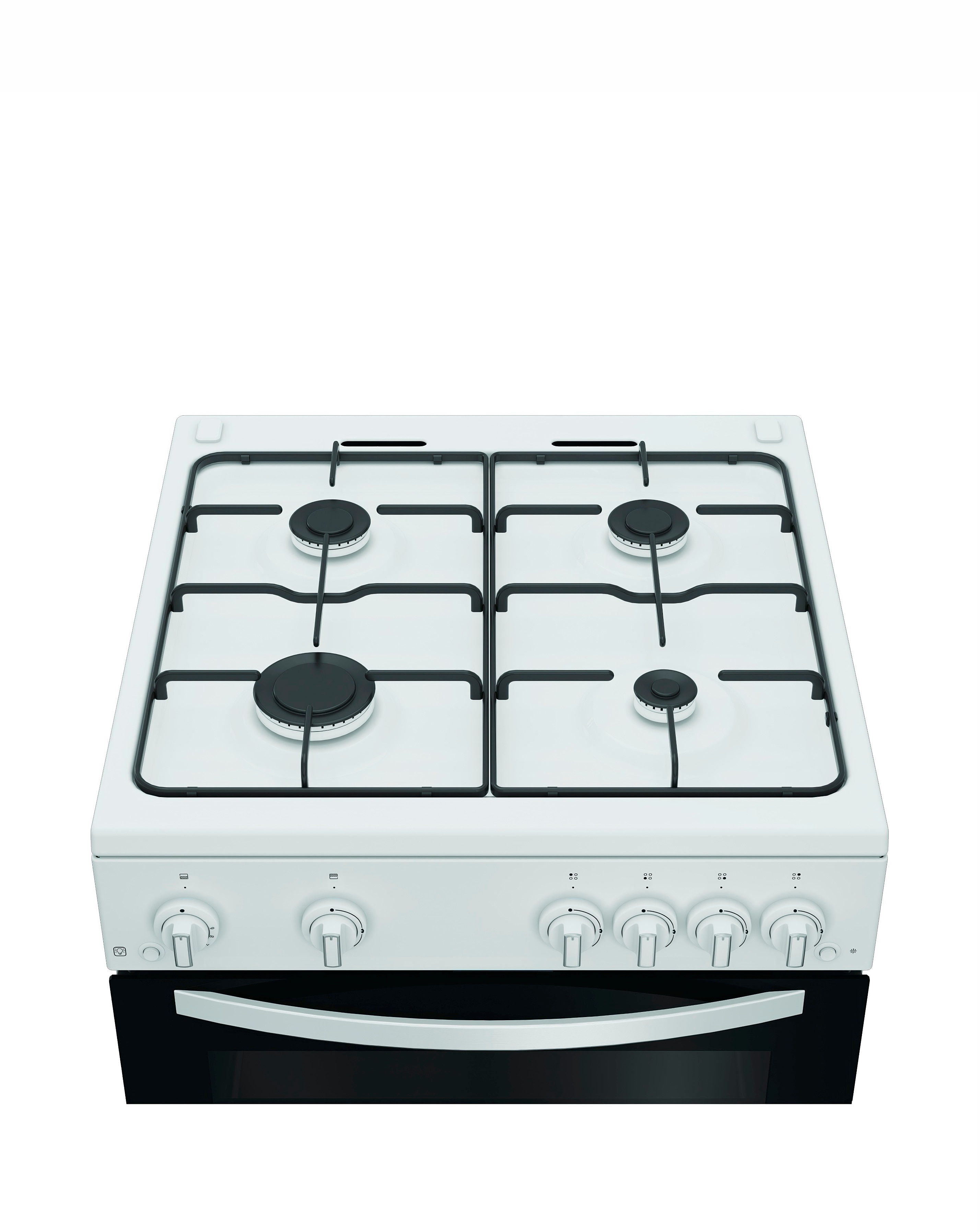 Indesit ITG6GW 60cm Gas Twin Cooker - White | JD Williams