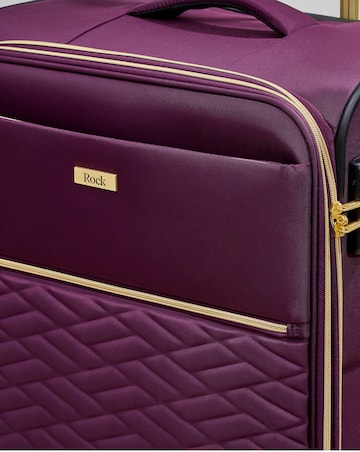 Rock Sloane Large Suitcase - Purple