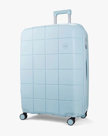 Rock Pixel Large Suitcase - Pastel Blue