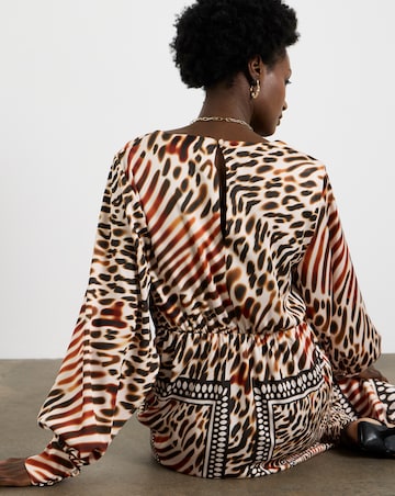 Joanna Hope Animal Printed Dress
