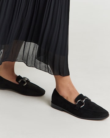 Butterfly Classic Loafer With Snaffle Trim - Wide Fit (E)
