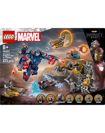 LEGO Marvel Avengers: Endgame Thor vs. Chitauri Super Hero Mech 76322