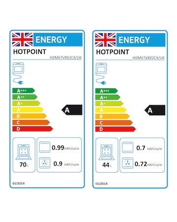 Hotpoint HDM67V8D2CX/UK 60cm Electric Double Cooker + Installation